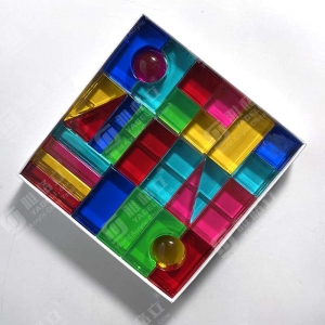 3D Acrylic Gem Blocks