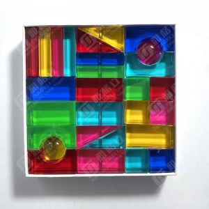 wholesale OEM Colorful Acrylic Gem Cubes 