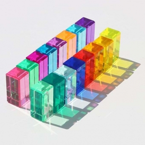 wholesale OEM Colorful Acrylic Gem Cubes 