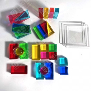 wholesale OEM Acrylic Gem Cube Set 