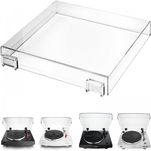 Clear Acrylic Stereo Turntable Dustcover for AT-LP60X 