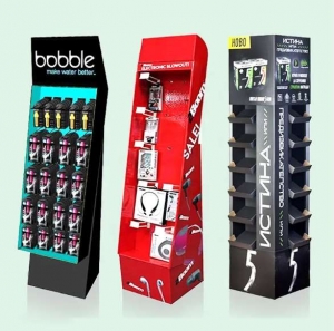 Paper Cardboard Free Standing Advertising Display 