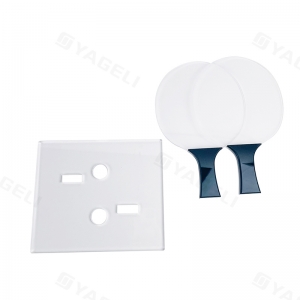 Transparent Custom acrylic table tennis paddle set 