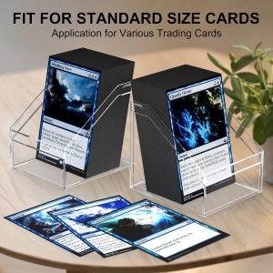 6 Pack Acrylic Card Box for Trading Cards 