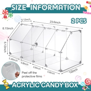 Transparent Retail food dispenser 