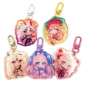 wholesale OEM Miniature Acrylic Keychains 