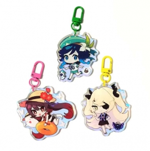 wholesale OEM Miniature Acrylic Keychains 