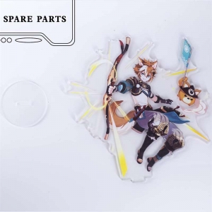 Transparent Custom Acrylic anime character standee with stand 