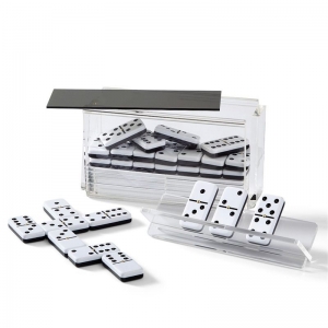 Lucite Acrylic Domino Game Set
