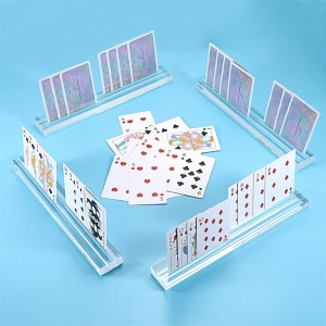 Clear Acrylic Playing Card Holder
