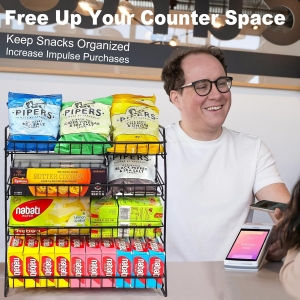 Metal Snack Display for Counter 