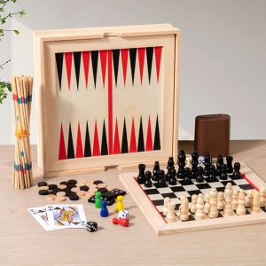 All-in-one Wooden Game Set