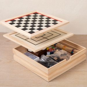 All-in-one Wooden Game Set