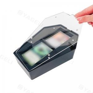 Black Coffin Card TCG Card Box Acrylic Card Deck Storage Box 