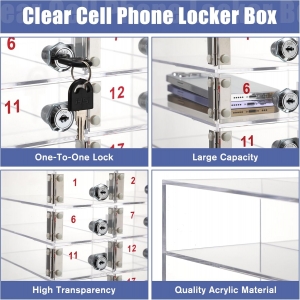 30 Slots Cell Phone Locker Box 