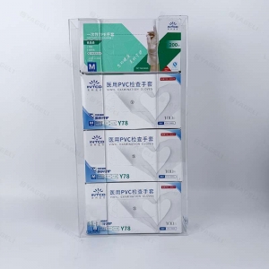 Customizable wholesale Clear Acrylic Gloves Dispenser 