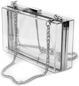 Transparent Crossbody Shoulder Handle Handbag 