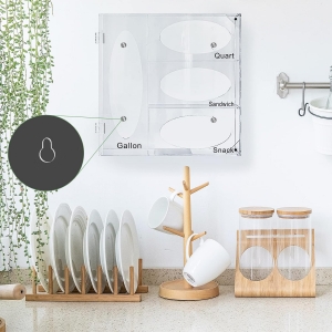 Acrylic Food Bag Storage Organizer 