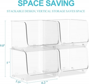 4 Pack Bathroom Organizer Countertop