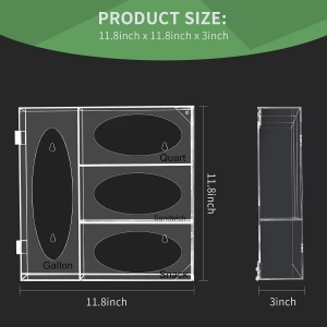 Acrylic Food Bag Storage Organizer 