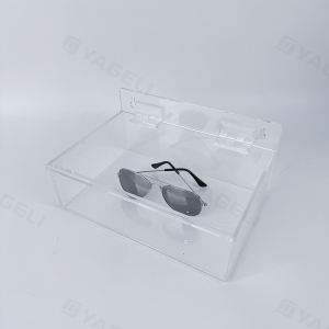 Clear Safety Glass Dispenser Storage Case 