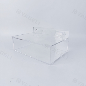 Clear Safety Glass Dispenser Storage Case 