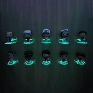 Small Clear Acrylic Floating Shelves for Funko Pop