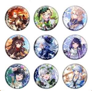 Anime & Pop Culture Metal Badges 