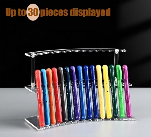 Acrylic pen holder double layer pen holder