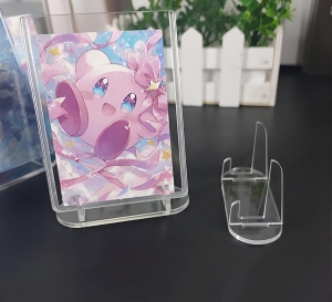 Trading card display stand