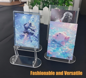 Trading card display stand 
