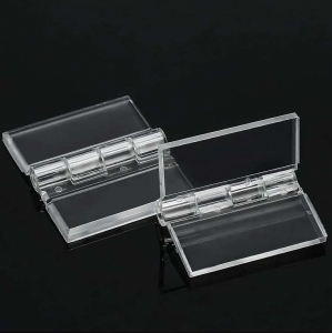 Self-Adhesive Clear Acrylic Hinges 