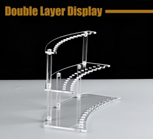 Acrylic pen holder double layer pen holder 