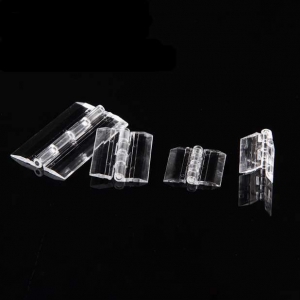 Self-Adhesive Clear Acrylic Hinges 