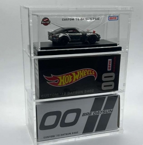 Custom Hot Wheels Carded Acrylic Display Case 