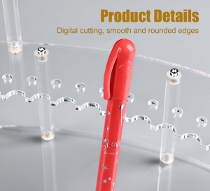 Acrylic pen holder double layer pen holder 