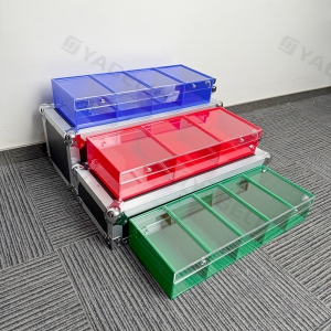 Wholesale Customizable 3-Tier acrylic snake case 