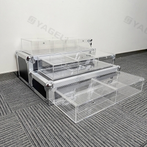 Wholesale Customizable 3-Tier acrylic snake case 