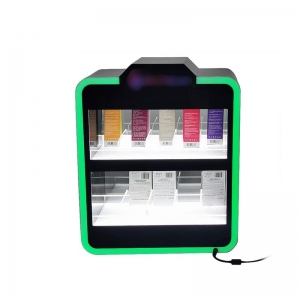 Luxury 2 layers acrylic e-smoke display stand with LED 