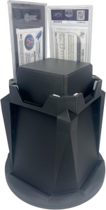 Customized Black Rotating Card Display Stand 