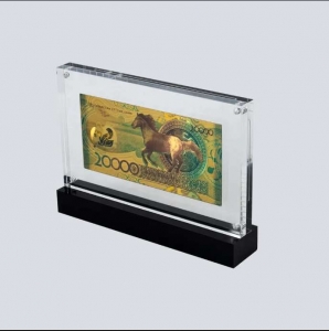 acrylic banknote display frame