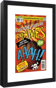 Wholesale Black Comic Book display Frame 