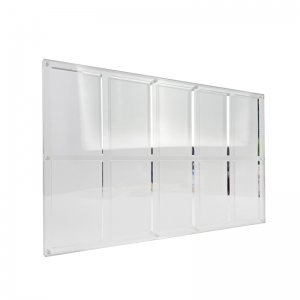 96% UV Resistance acrylic 10 graded card slab display frame 