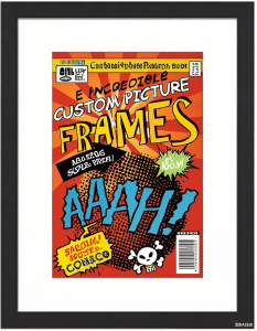Wholesale Black Comic Book display Frame