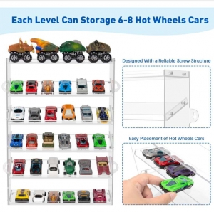 Clear Acrylic Display Case for Hot Wheels 
