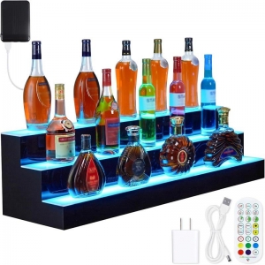 LED wine stand with base