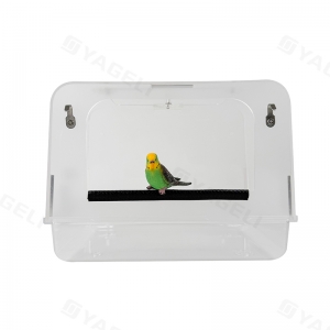 Squirrel proof acrylic bird feeder