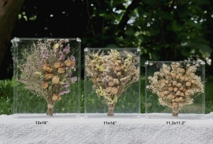 wholesale Acrylic Preserved Flower Display box 