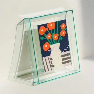 Home decoration colorful transparent acrylic photo frame 