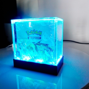 Customizable LED Acrylic Pokémon Booster Boxes 